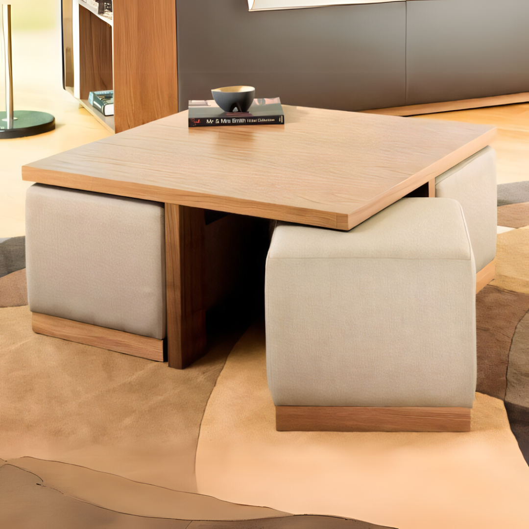 Table Unit Wooden - 80 x 80 x 40 cm | TA19