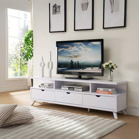 Tv Unit White - 150 x 30 x 40 cm | TV16