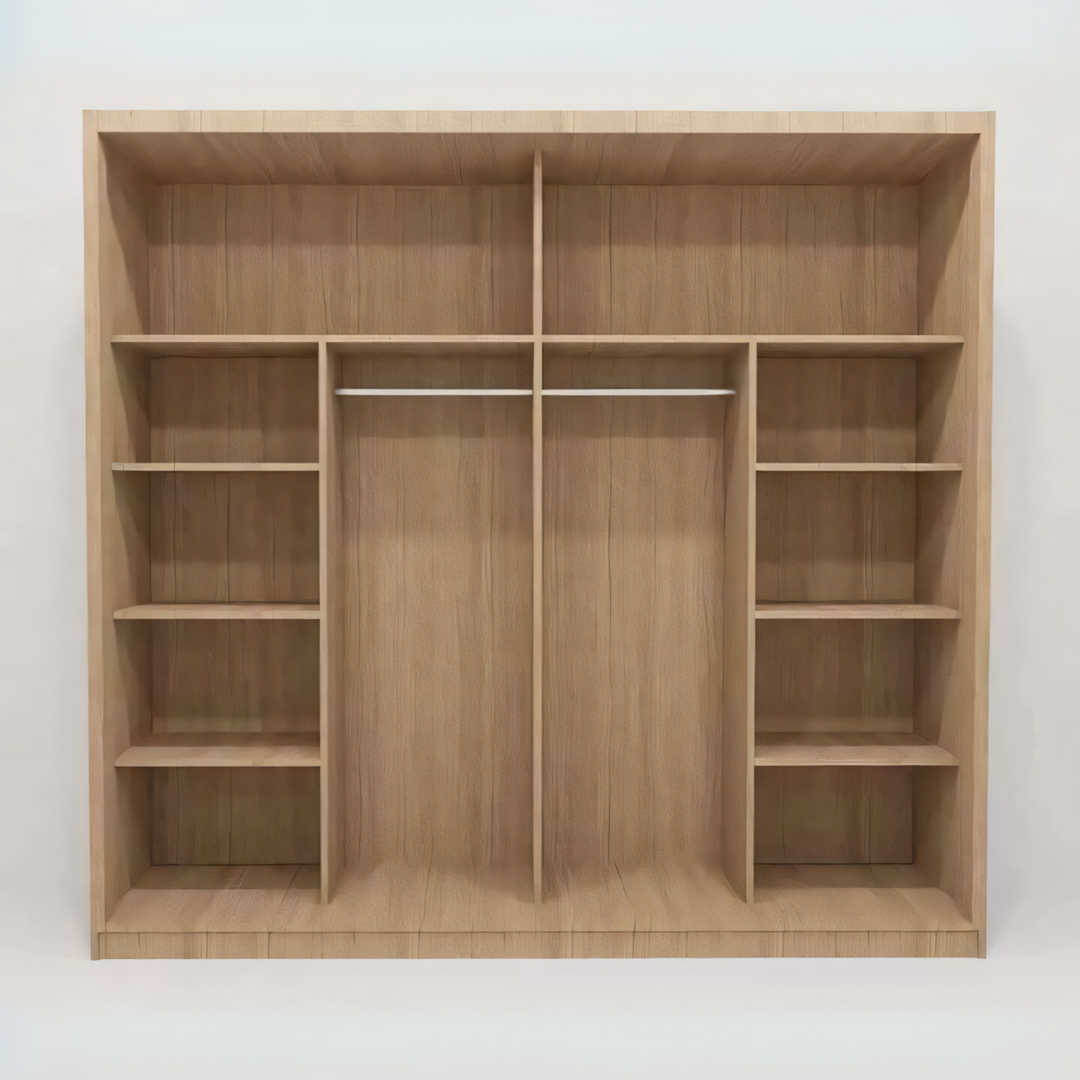 Wardrobe Wooden - 180 x 50 x 200 cm | WD17