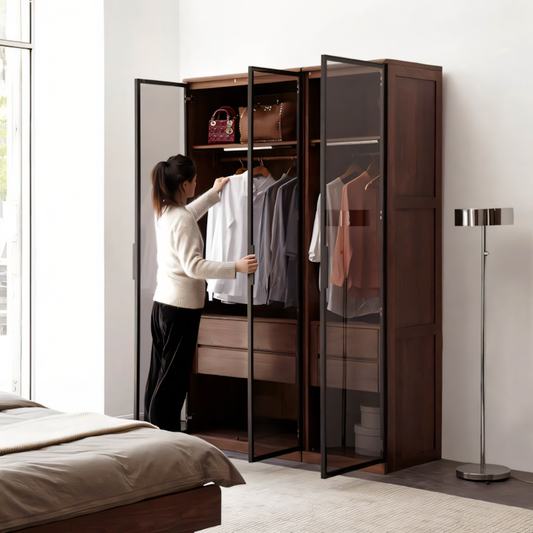Wardrobe Brown - 140 x 50 x 220 cm | WD22